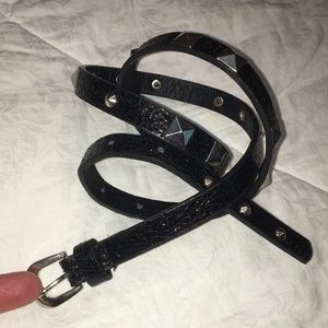 Ceinture Pour Fille Ariat à Motifs Floraux Et Clous Argentés - Cuir Et Dentelle, Tailles 20-30 - 4